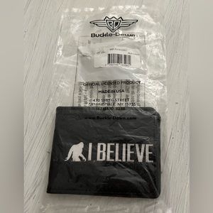 Buckle Down Sasquatch bi-fold wallet “I Believe” NEW